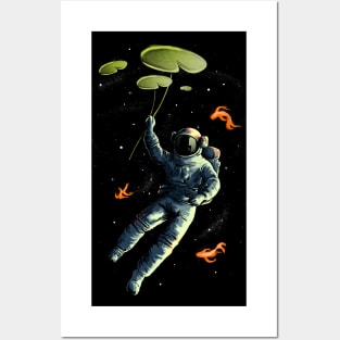 Space pond Posters and Art